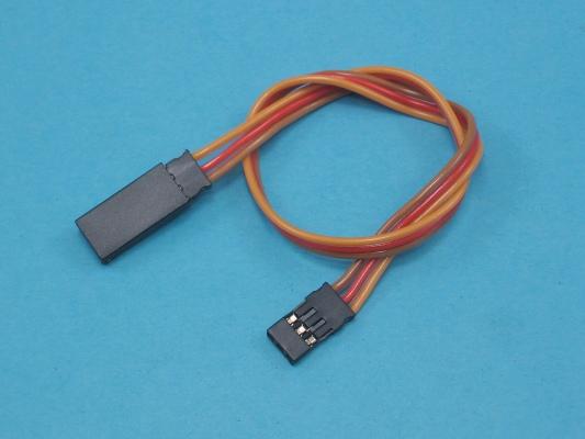 Extension cable JR 25 cm flat 0,25mm2