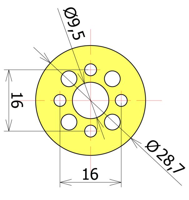 Motor mount ø 28,7mm