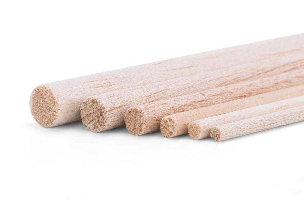 Balsa log 12 mm, 1000mm