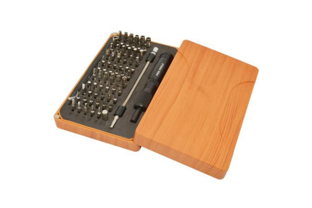 69in1 Screwdriver Tool Set with Wooden Case