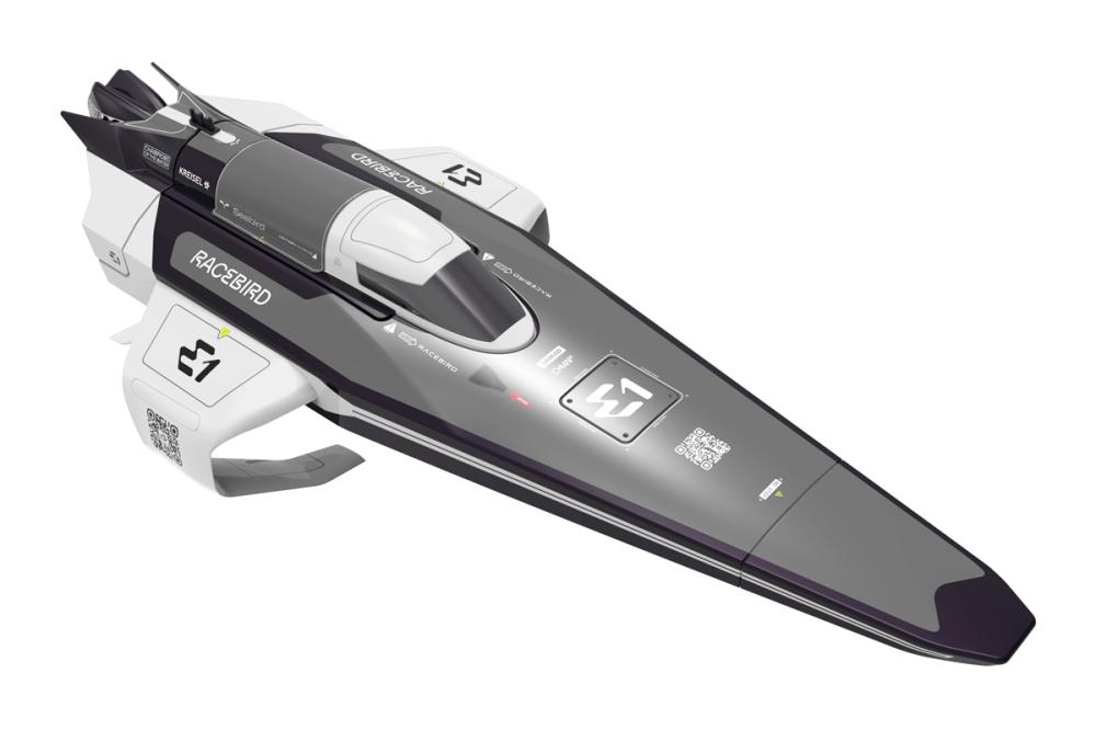 E1 RaceBird Lite RC Hydrofoil Boat 2.4GHz RTR - Bílá