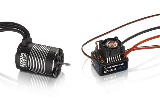 COMBO MAX10 s EZRUN 3652 SL 4000Kv - černý