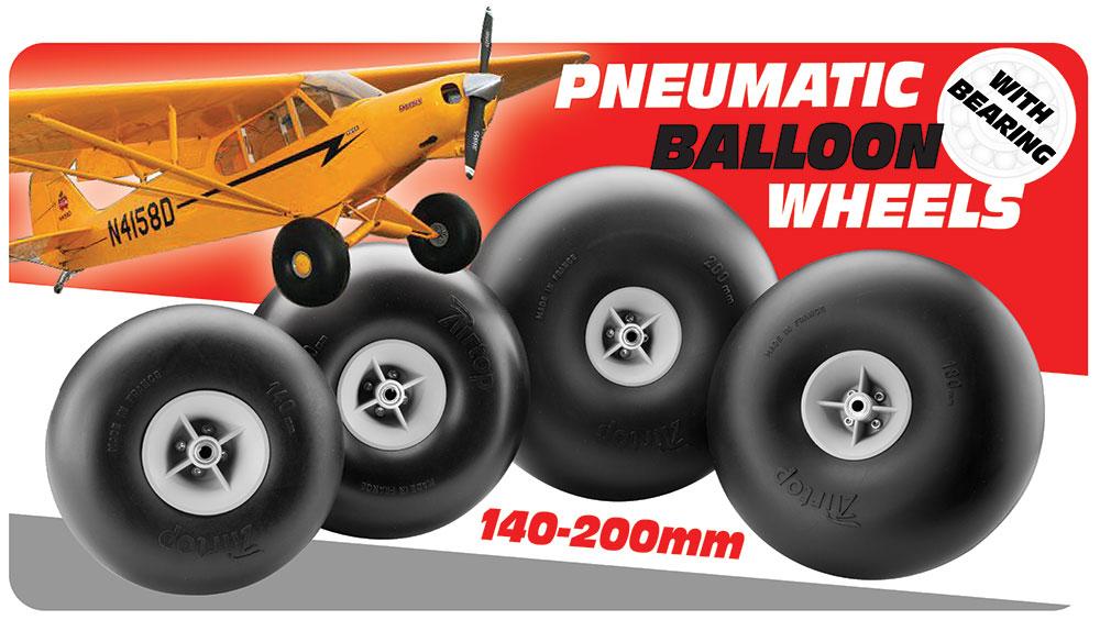 balloon wheels; piper cub