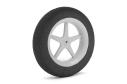 Spoked foam rubber wheel light 63mm, 1 Pcs.